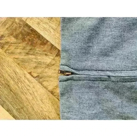 Free People Modern Femme Denim Color Block Mini Skirt Size 2 - Picture 3 of 7